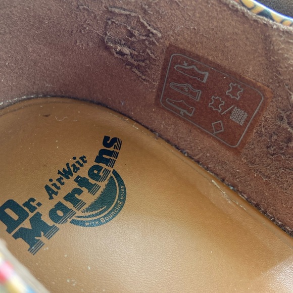 RARE Dr. Martens Adaya Tattoo Koi Fish Floral Wedge Sandals Shoes Women's Size 7 - Picture 13 of 16